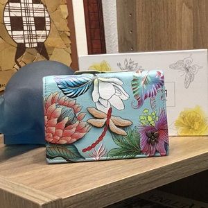 Gorgeous Hand Painted Anuschka wallet